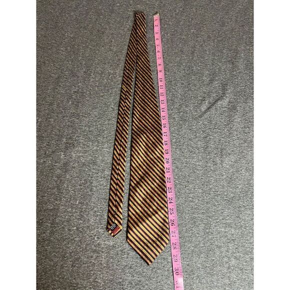 FROG Made in Italy 100% Silk Diagonal Stripe Neck Tie Classic - Picture 6 of 6